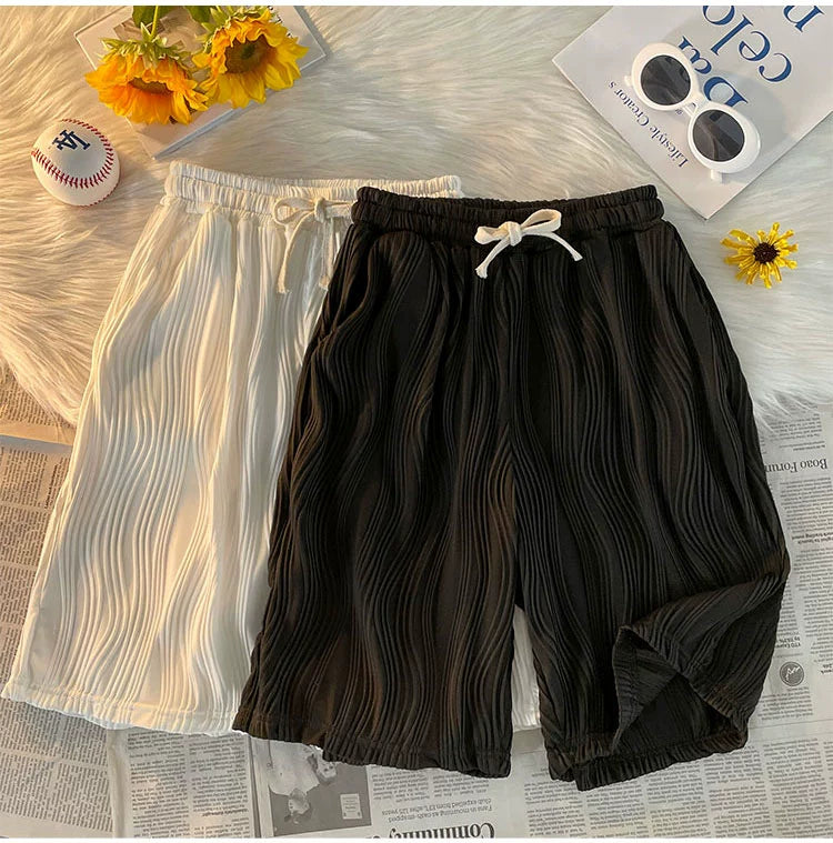 Wave Ribbed Shorts