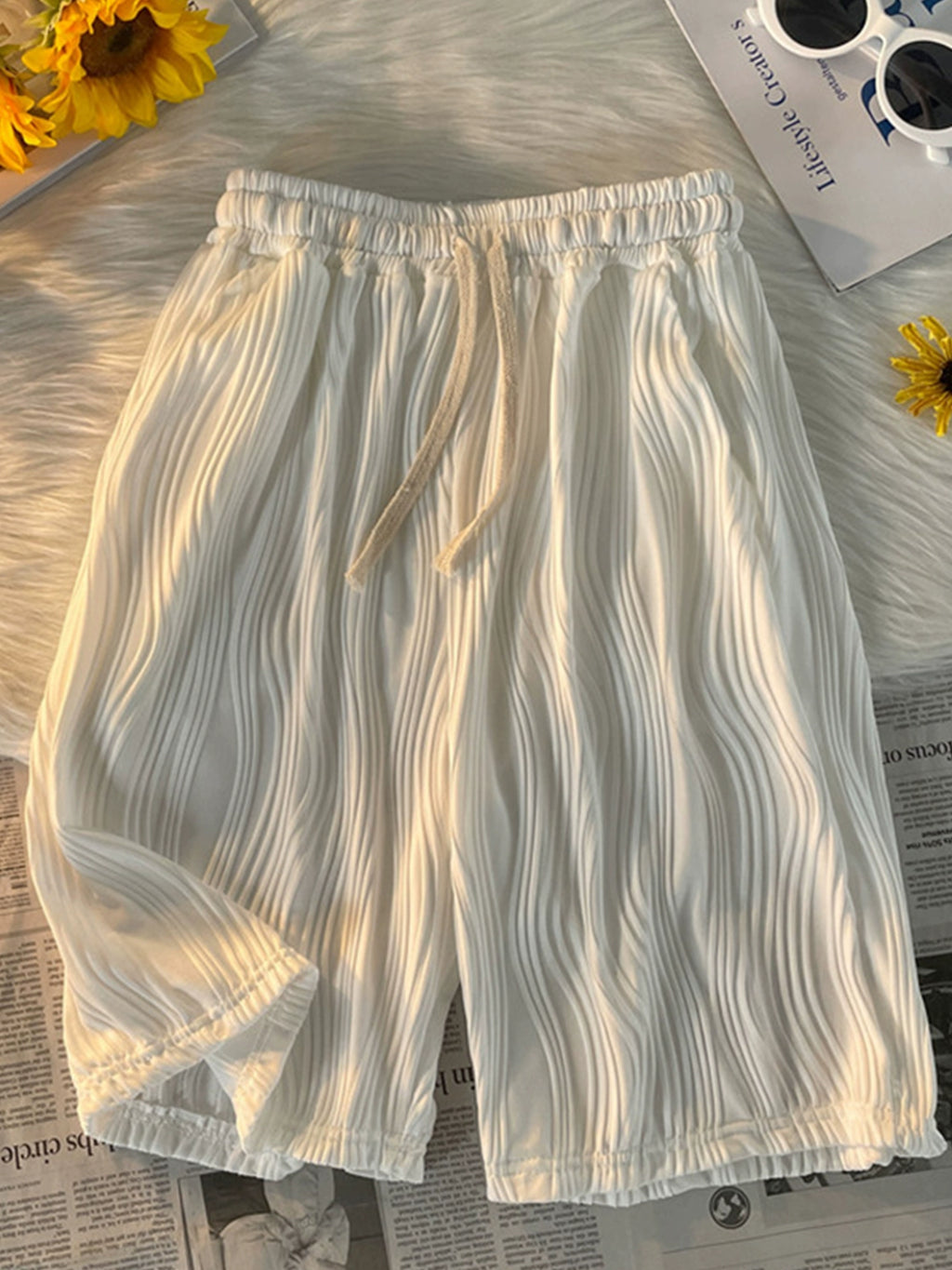Wave Ribbed Shorts