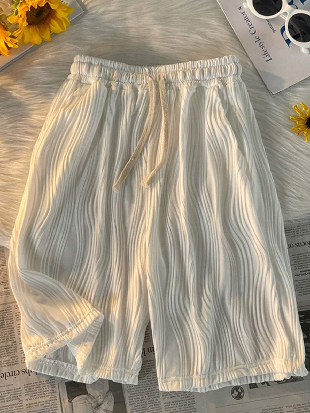 Wave Ribbed Shorts