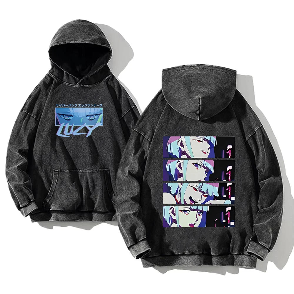 David x Lucy Washed out Hoodies