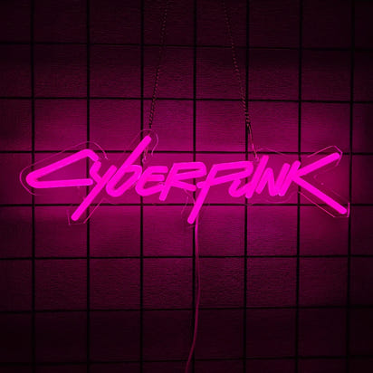Cyberpunk Neon Sign
