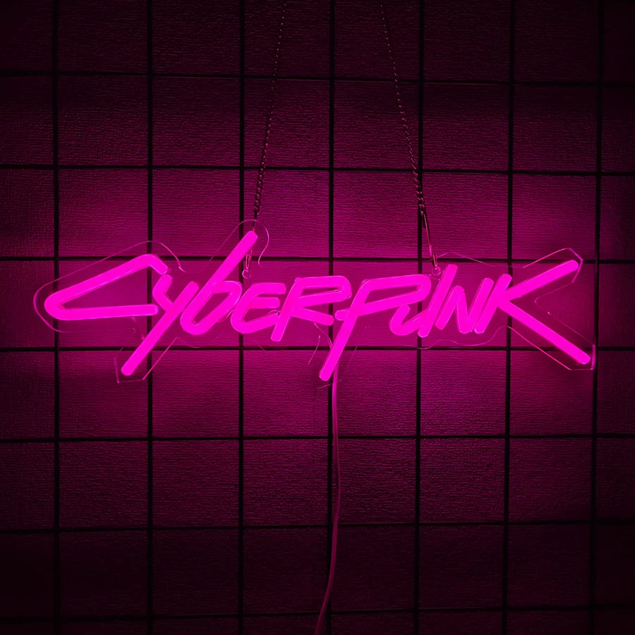 Cyberpunk Neon Sign