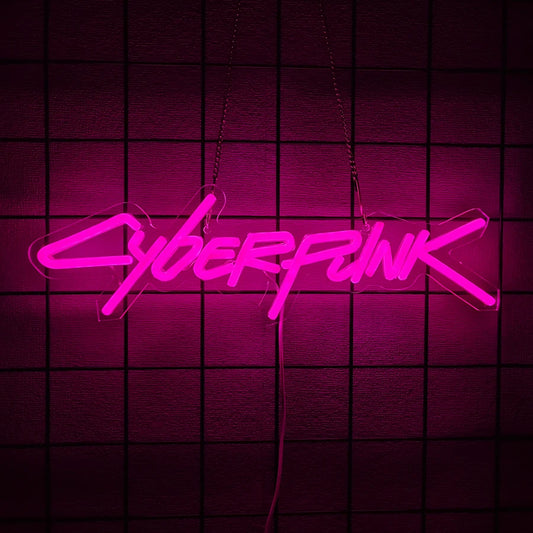 Cyberpunk Neon Sign