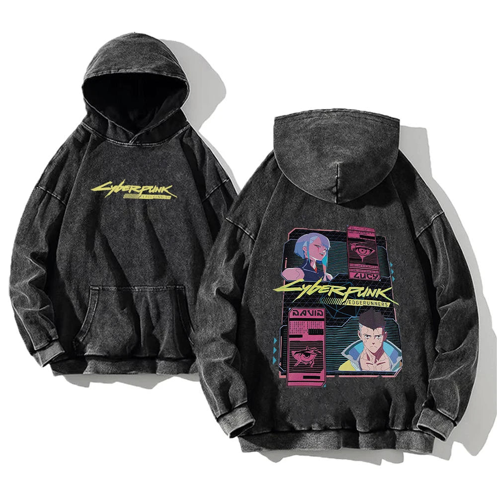 David x Lucy Washed out Hoodies