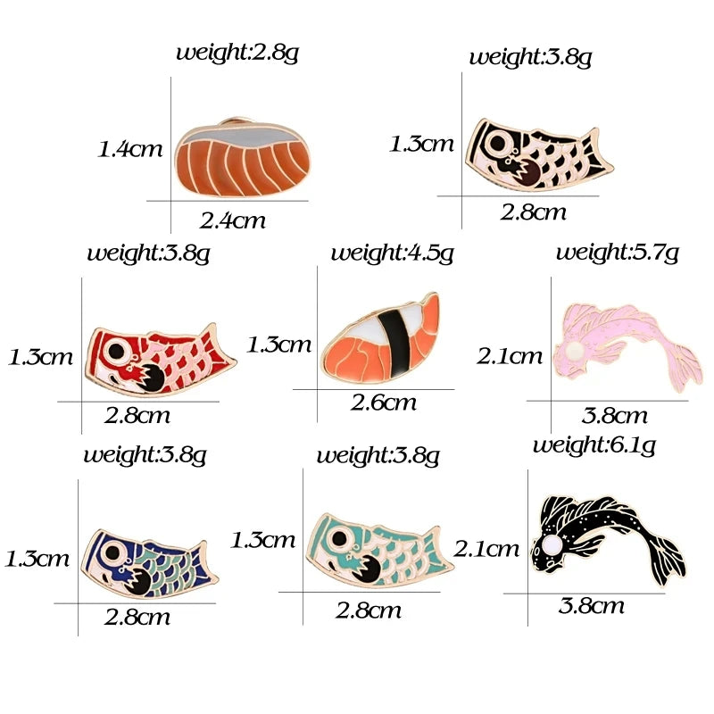 Koi & Fish Pins