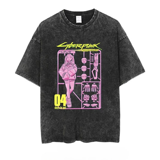 Washed Out Cyber Tees