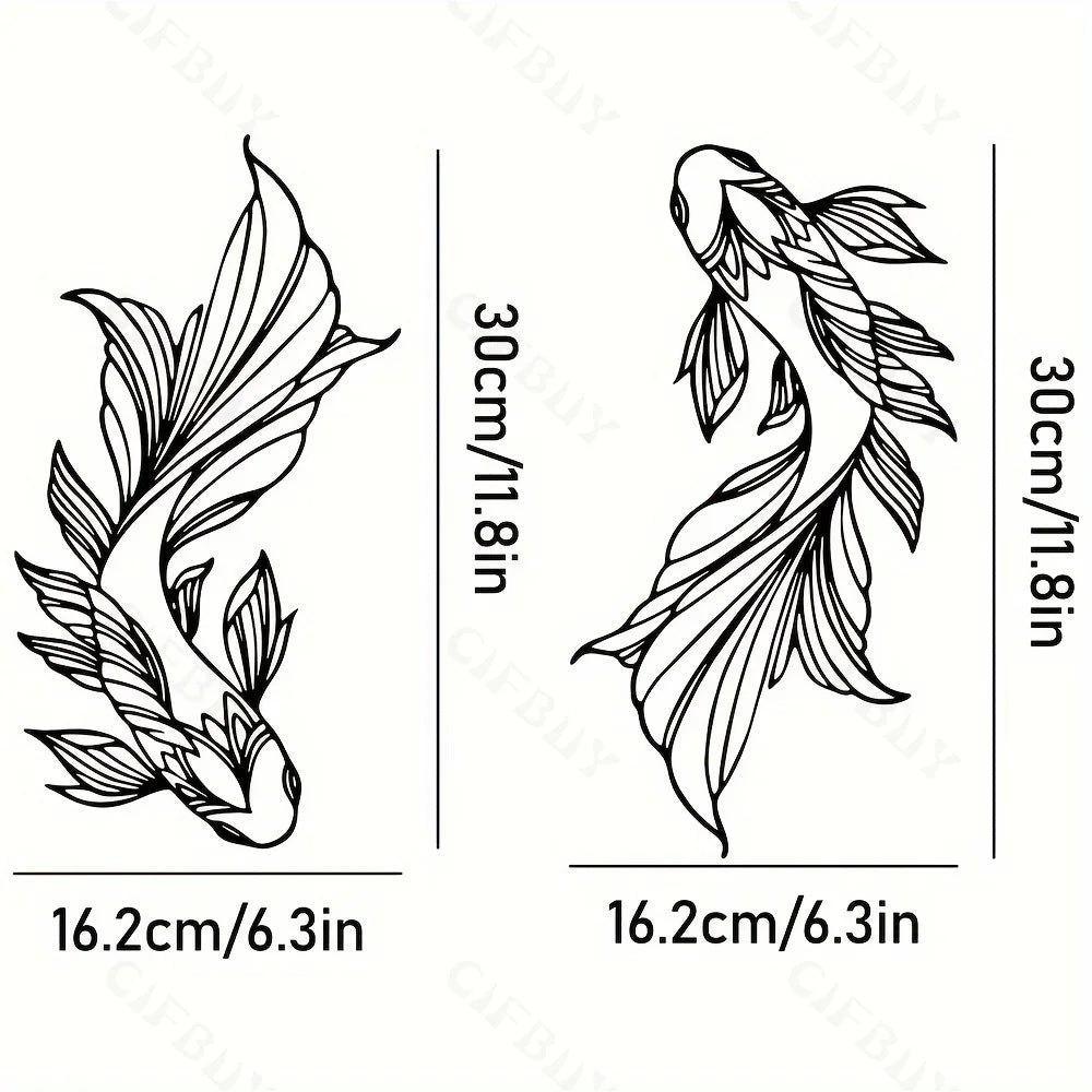 Koi Wall Vinyl Design