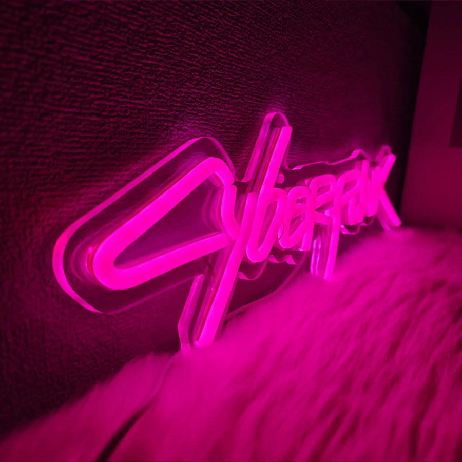 Cyberpunk Neon Sign