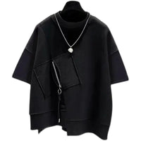 Loose Zipper Pocket Tee