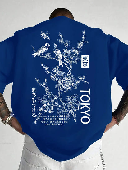 Tokyo Flower and Bird Tee
