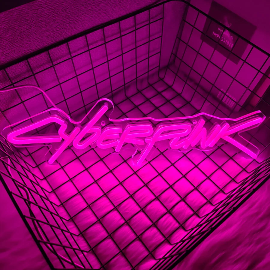 Cyberpunk Neon Sign