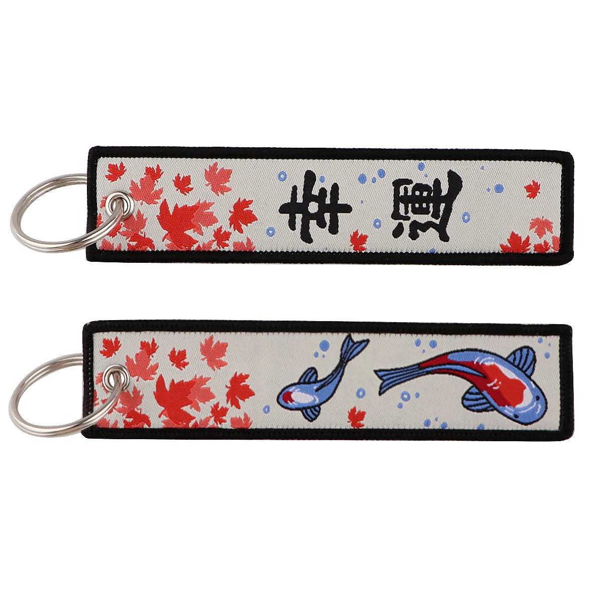 Koi Black & White Key Tags