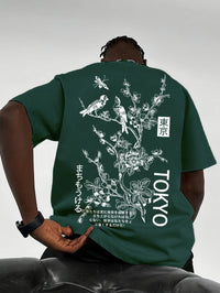 Tokyo Flower and Bird Tee