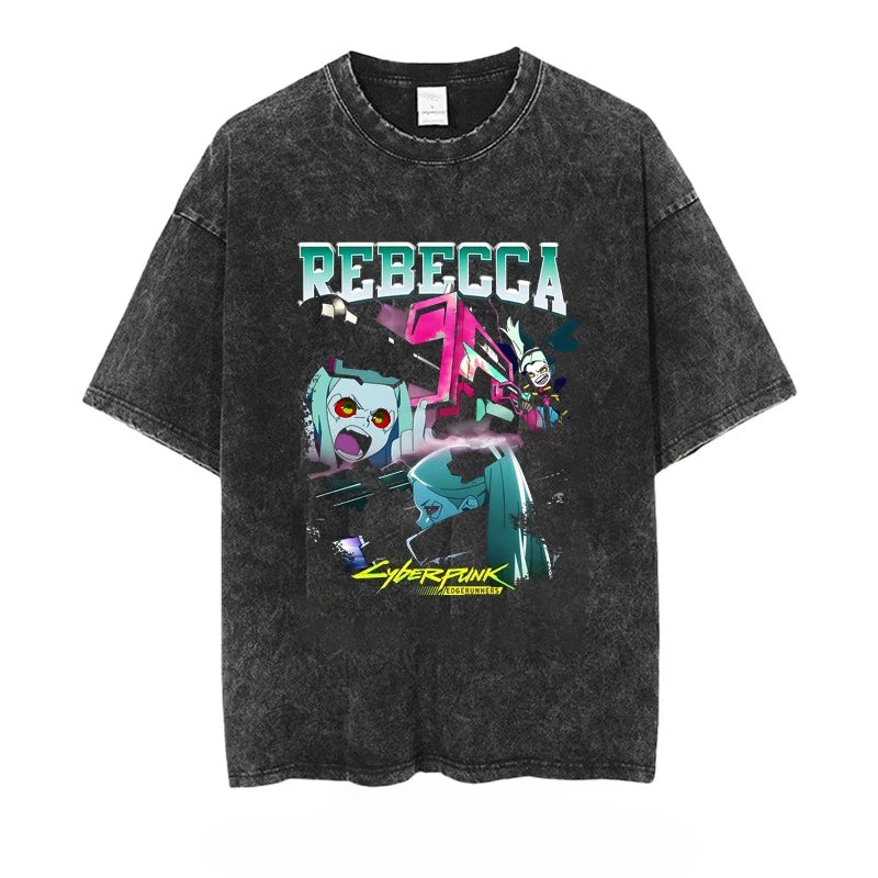 Washed Out Cyber Tees