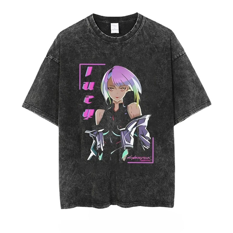 Washed Out Cyber Tees