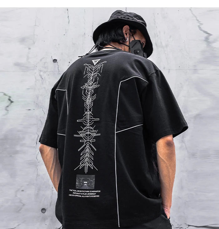 Cybered Back Tee