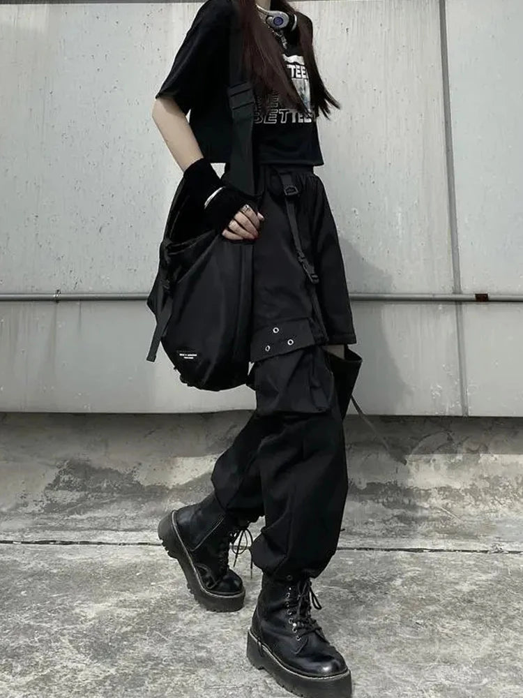 Woman’s Black Cargo Pants