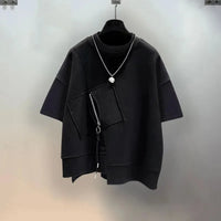 Loose Zipper Pocket Tee