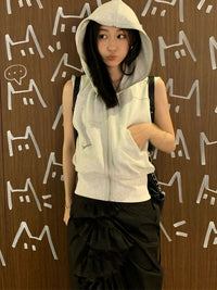 Woman’s Sleeveless Hoodie