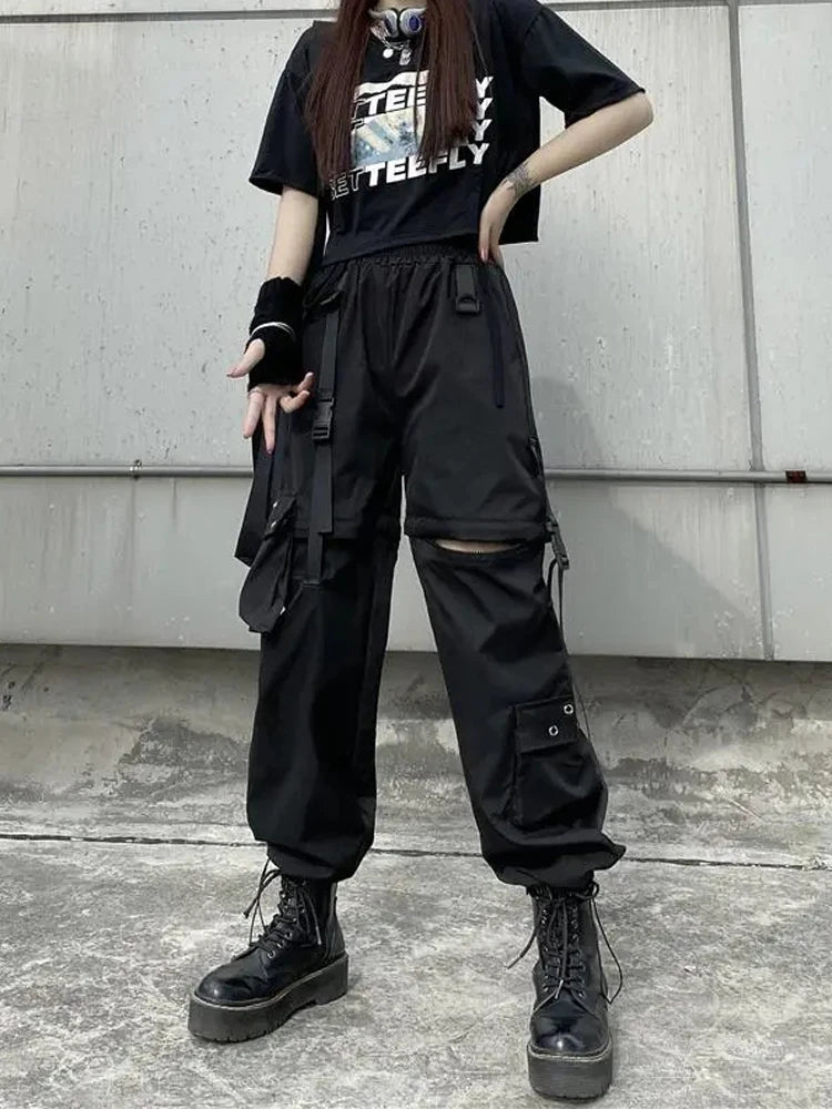 Woman’s Black Cargo Pants