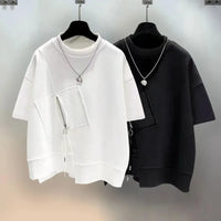 Loose Zipper Pocket Tee