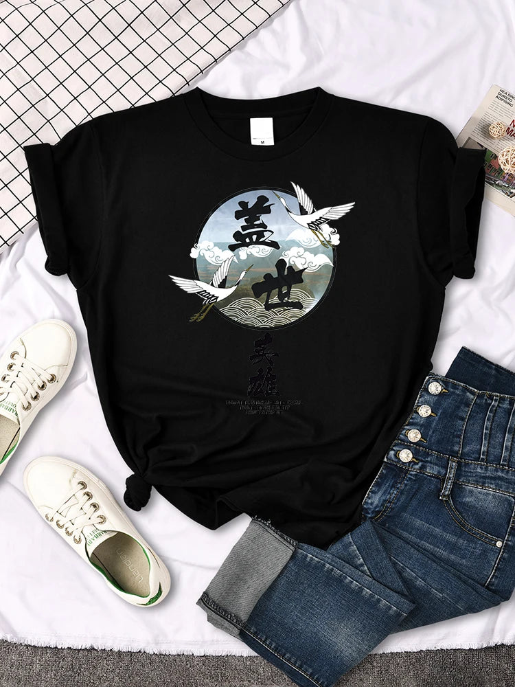 Japanese Crane Tee