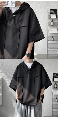 Korean Half Sleeve Hoodie