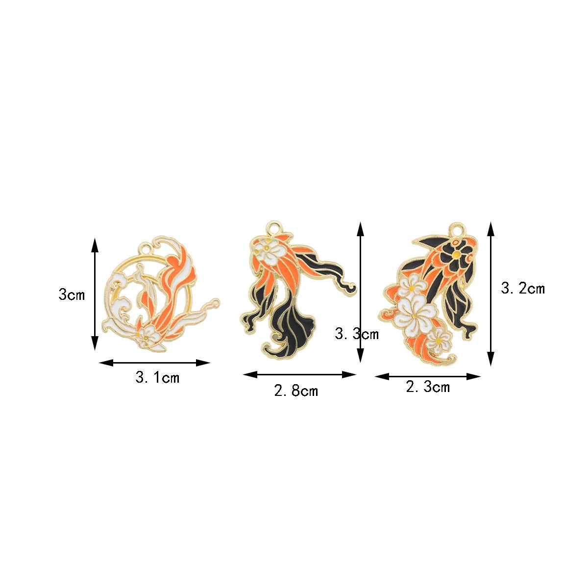 Decorative Koi Keychains