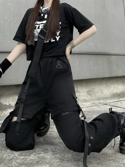 Woman’s Black Cargo Pants