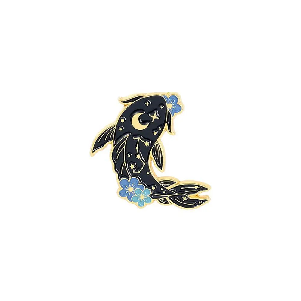 Koi Sun & Moon Pins