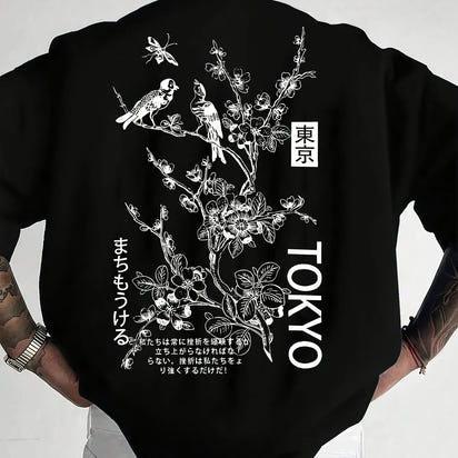 Tokyo Flower and Bird Tee