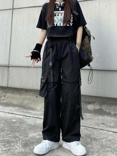 Woman’s Black Cargo Pants