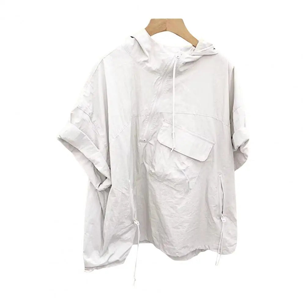 Hooded Zipper Shirt