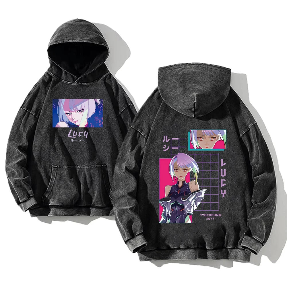 David x Lucy Washed out Hoodies