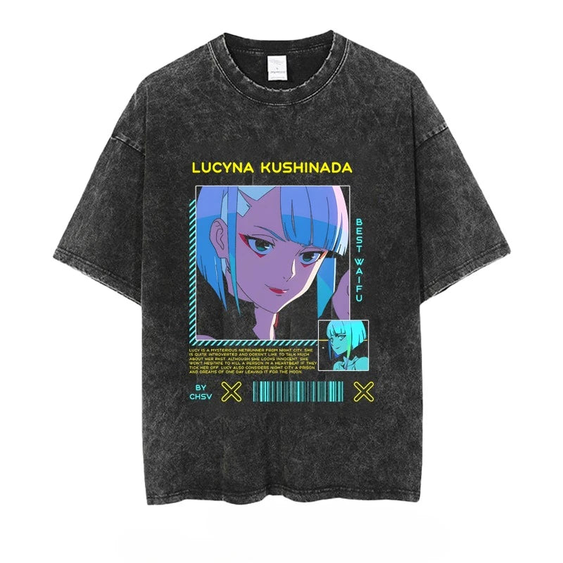 Washed Out Cyber Tees