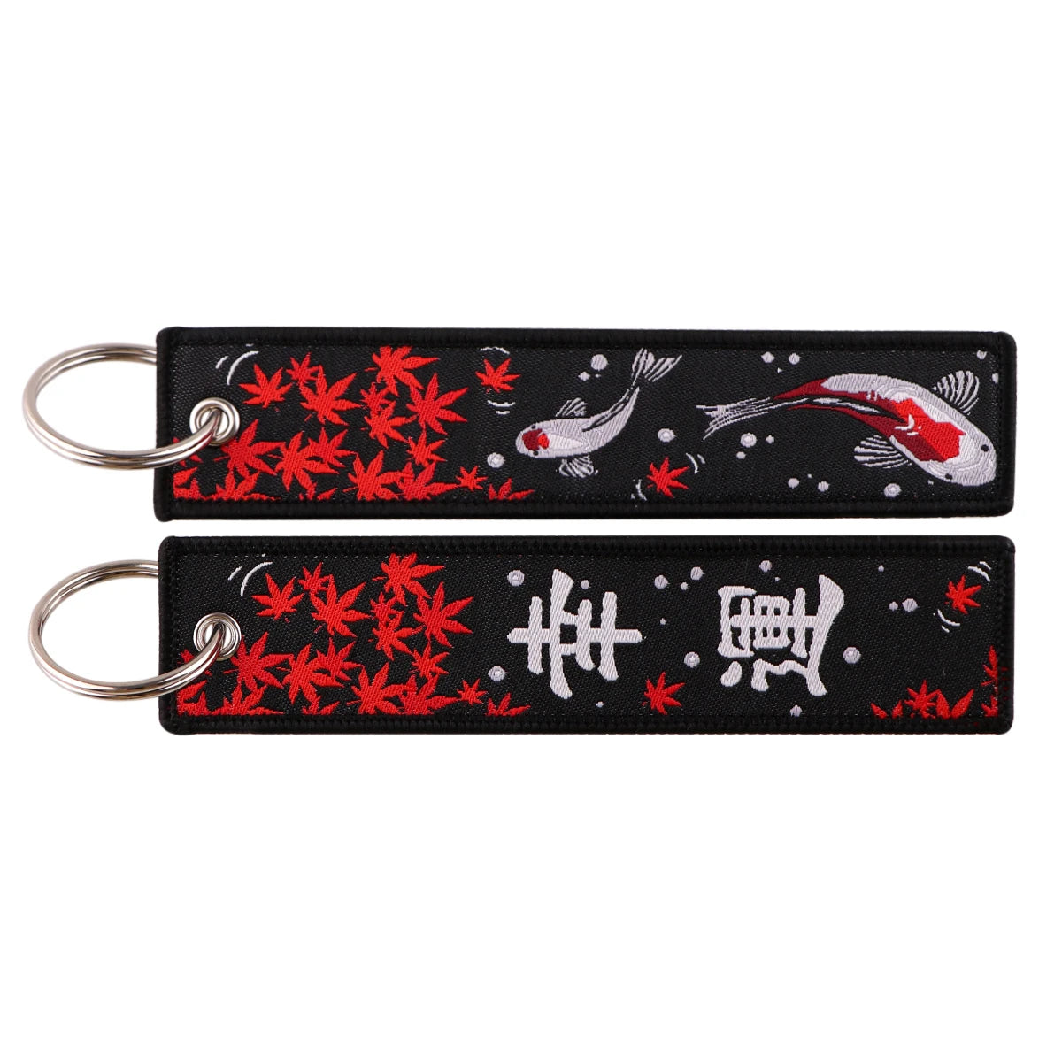 Koi Black & White Key Tags