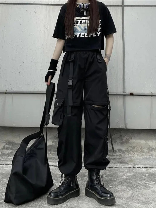 Woman’s Black Cargo Pants