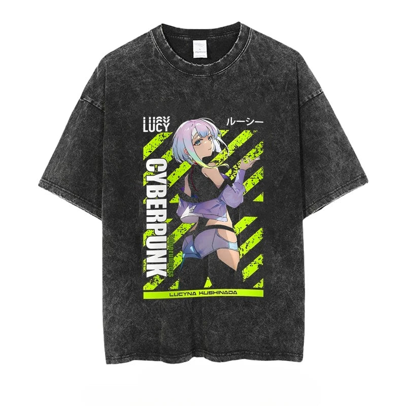 Washed Out Cyber Tees