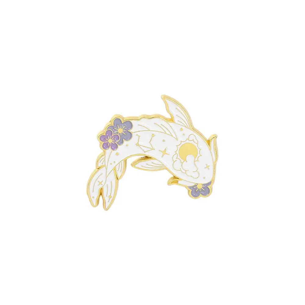 Koi Sun & Moon Pins