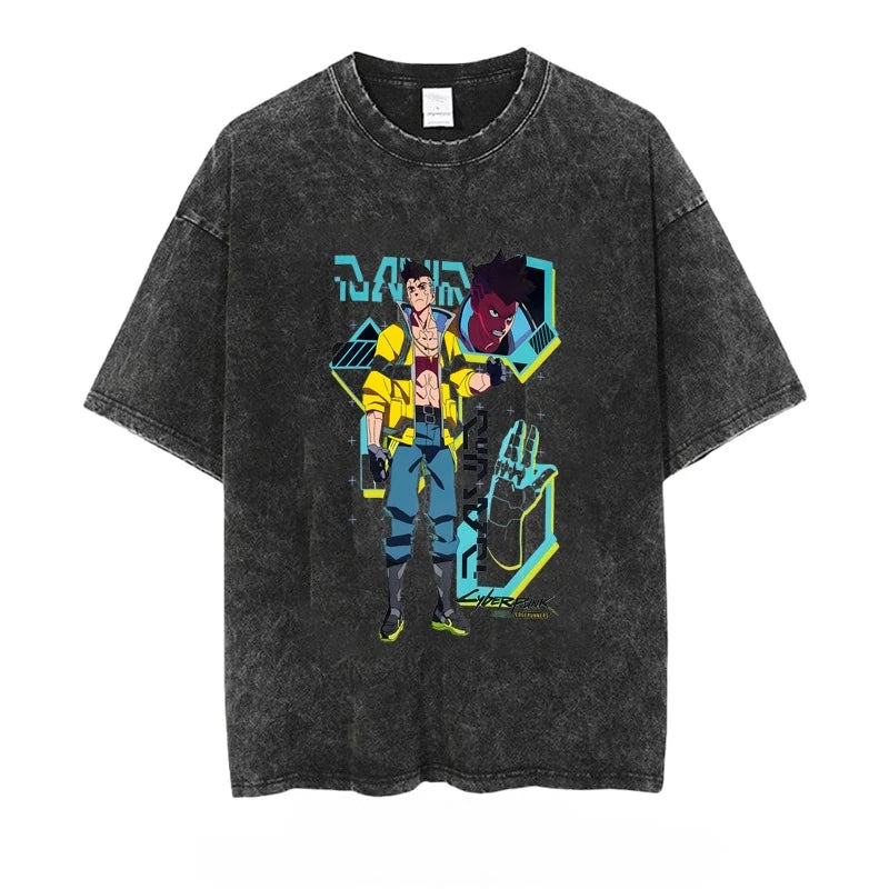 Washed Out Cyber Tees