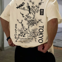 Tokyo Flower and Bird Tee