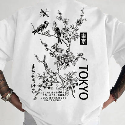 Tokyo Flower and Bird Tee