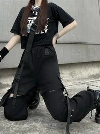 Woman’s Black Cargo Pants