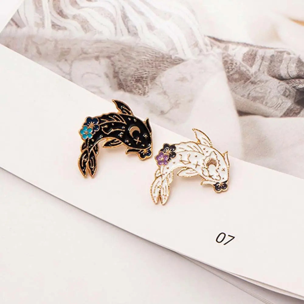 Koi Sun & Moon Pins