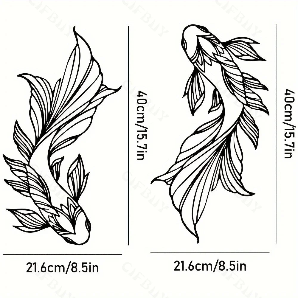 Koi Wall Vinyl Design