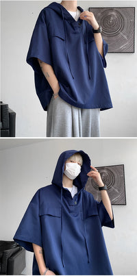 Korean Half Sleeve Hoodie